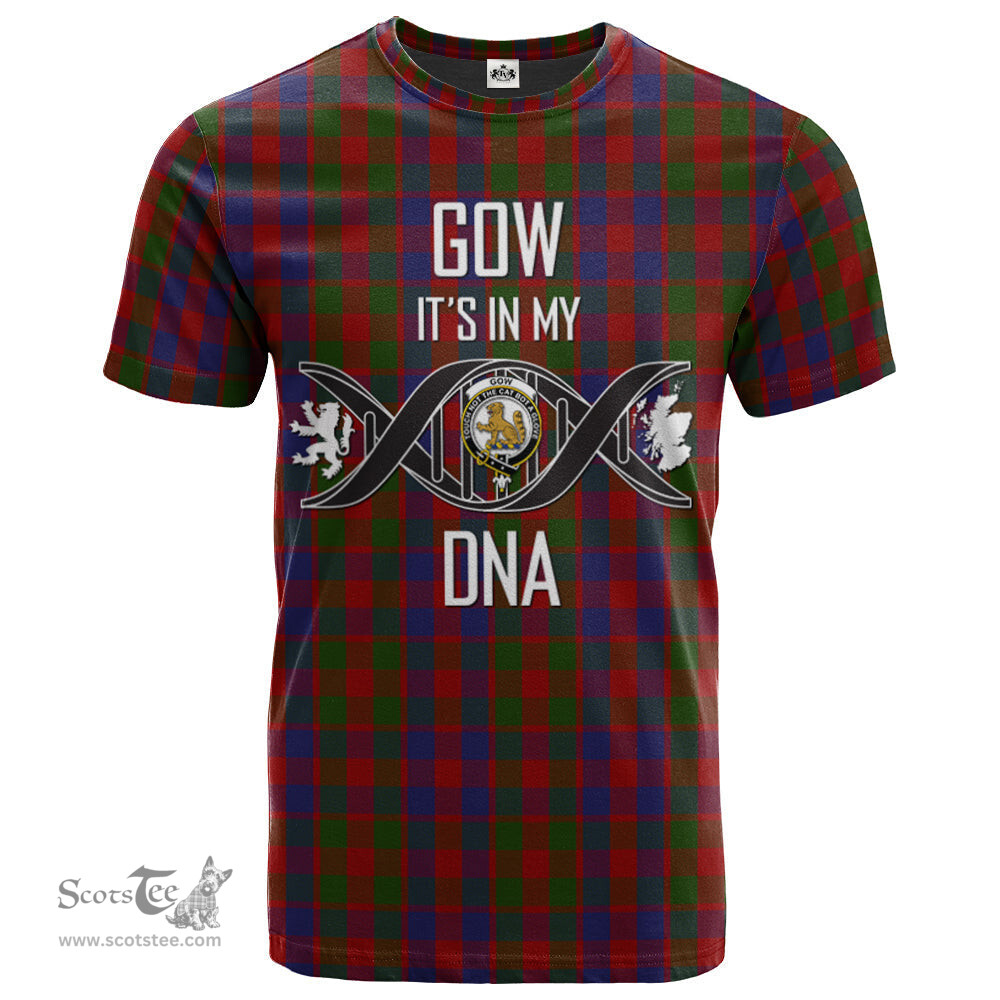 Scottish Gow Its In My DNA Plaid Family Crest Tartan T Shirt Scottish Plaid Tartan Plaid - ScotsTee - scotstee.com