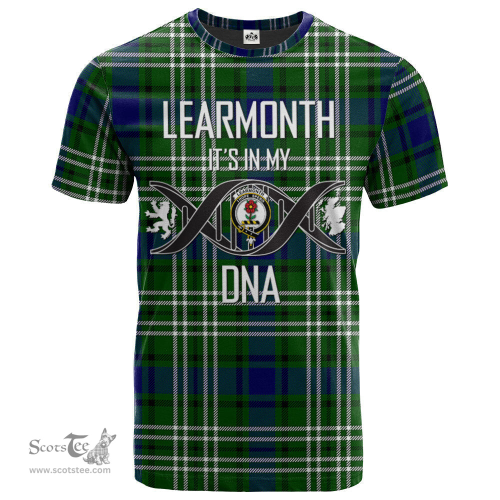 Scottish Learmonth Its In My DNA Plaid Family Crest Tartan T Shirt Scottish Plaid Tartan Plaid - ScotsTee - scotstee.com