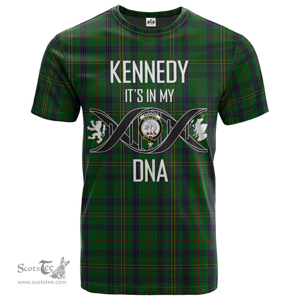 Scottish Kennedy Its In My DNA Plaid Family Crest Tartan T Shirt Scottish Plaid Tartan Plaid - ScotsTee - scotstee.com