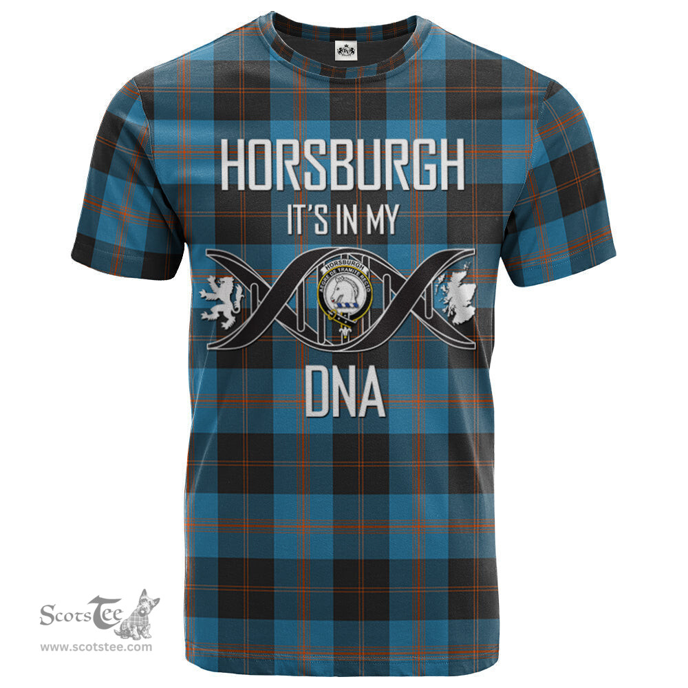 Scottish Horsburgh Its In My DNA Plaid Family Crest Tartan T Shirt Scottish Plaid Tartan Plaid - ScotsTee - scotstee.com