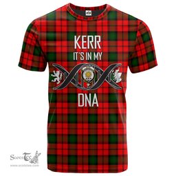 Scottish Kerr Modern Its In My DNA Plaid Family Crest Tartan T Shirt Scottish Plaid Tartan Plaid - ScotsTee - scotstee.com