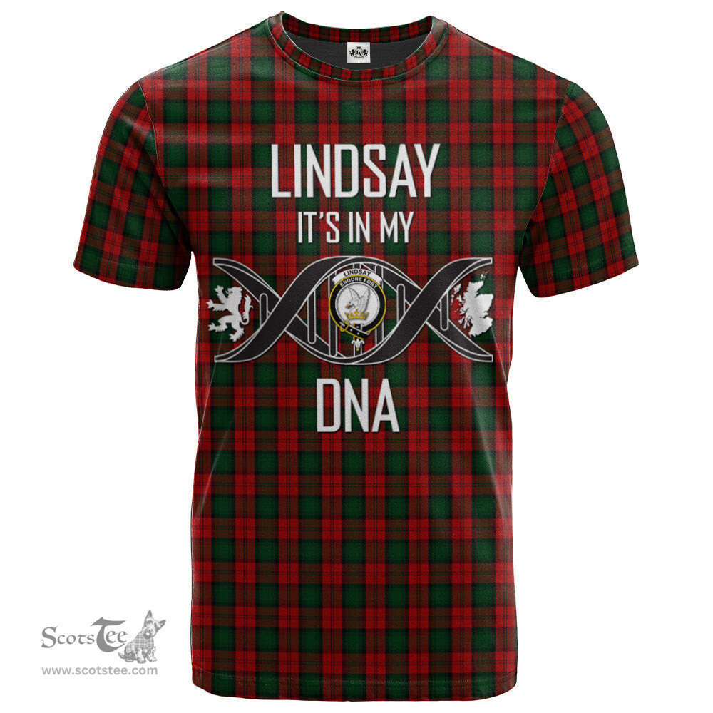 Scottish Lindsay 02 Its In My DNA Plaid Family Crest Tartan T Shirt Scottish Plaid Tartan Plaid - ScotsTee - scotstee.com