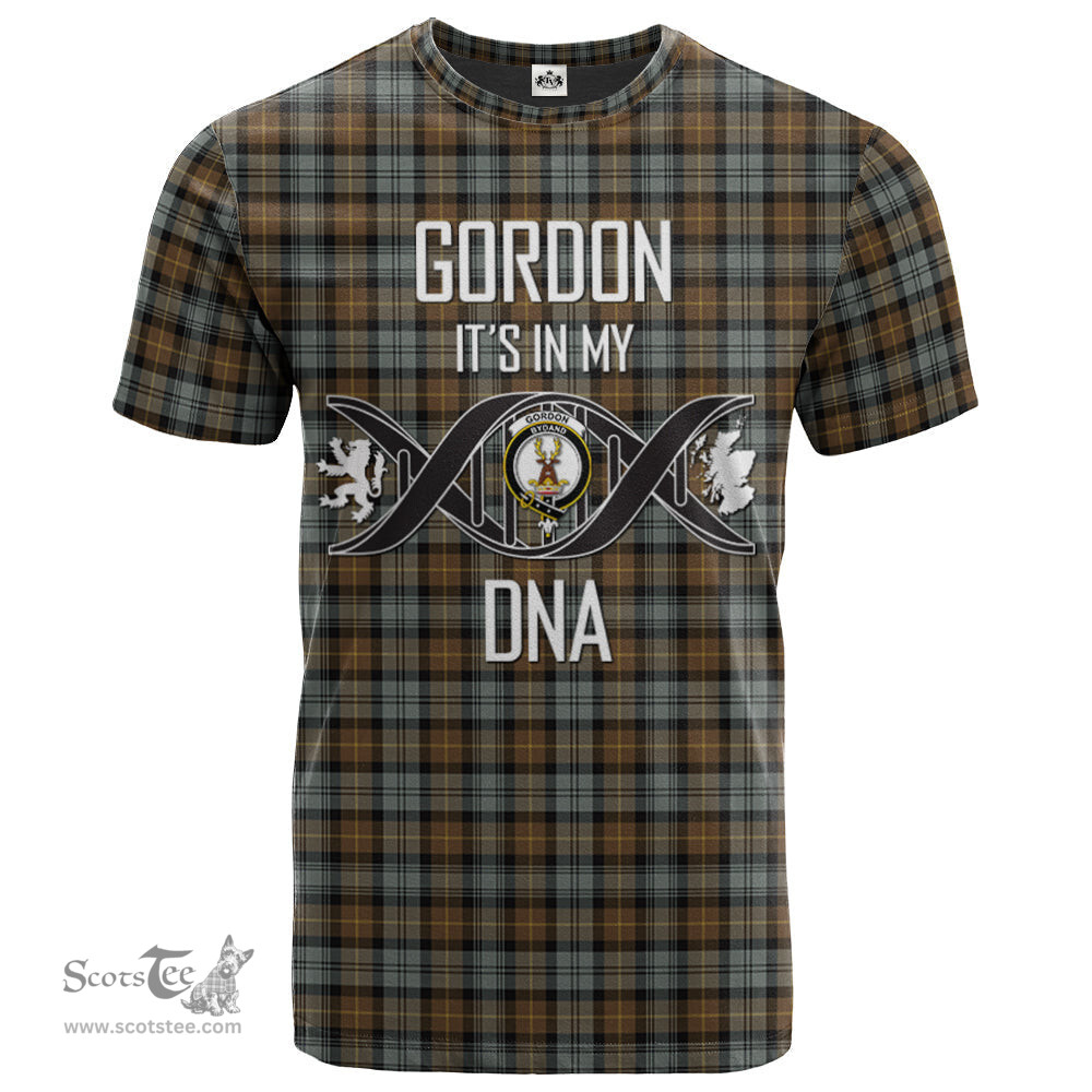 Scottish Gordon Weathered Its In My DNA Plaid Family Crest Tartan T Shirt Scottish Plaid Tartan Plaid - ScotsTee - scotstee.com