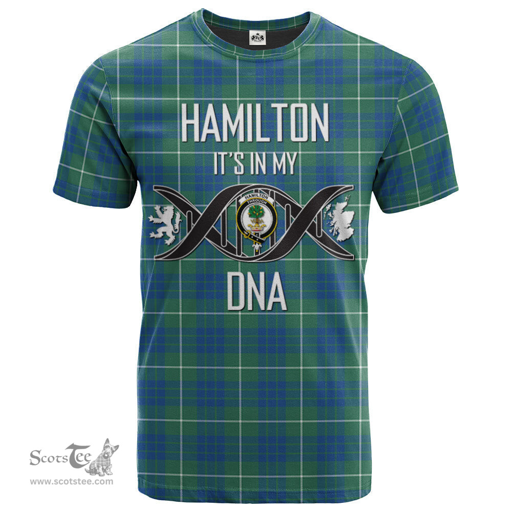 Scottish Hamilton Hunting Ancient Its In My DNA Plaid Family Crest Tartan T Shirt Scottish Plaid Tartan Plaid - ScotsTee - scotstee.com