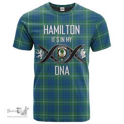 Scottish Hamilton Hunting Ancient Its In My DNA Plaid Family Crest Tartan T Shirt Scottish Plaid Tartan Plaid - ScotsTee - scotstee.com