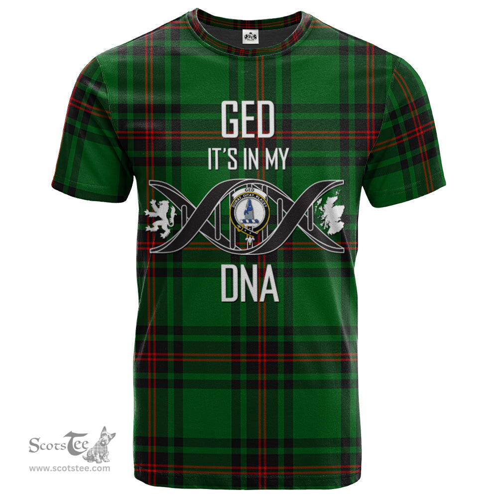 Scottish Ged Its In My DNA Plaid Family Crest Tartan T Shirt Scottish Plaid Tartan Plaid - ScotsTee - scotstee.com