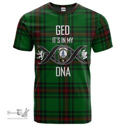 Scottish Ged Its In My DNA Plaid Family Crest Tartan T Shirt Scottish Plaid Tartan Plaid - ScotsTee - scotstee.com