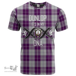 Scottish Dunlop Dress Its In My DNA Plaid Family Crest Tartan T Shirt Scottish Plaid Tartan Plaid - ScotsTee - scotstee.com