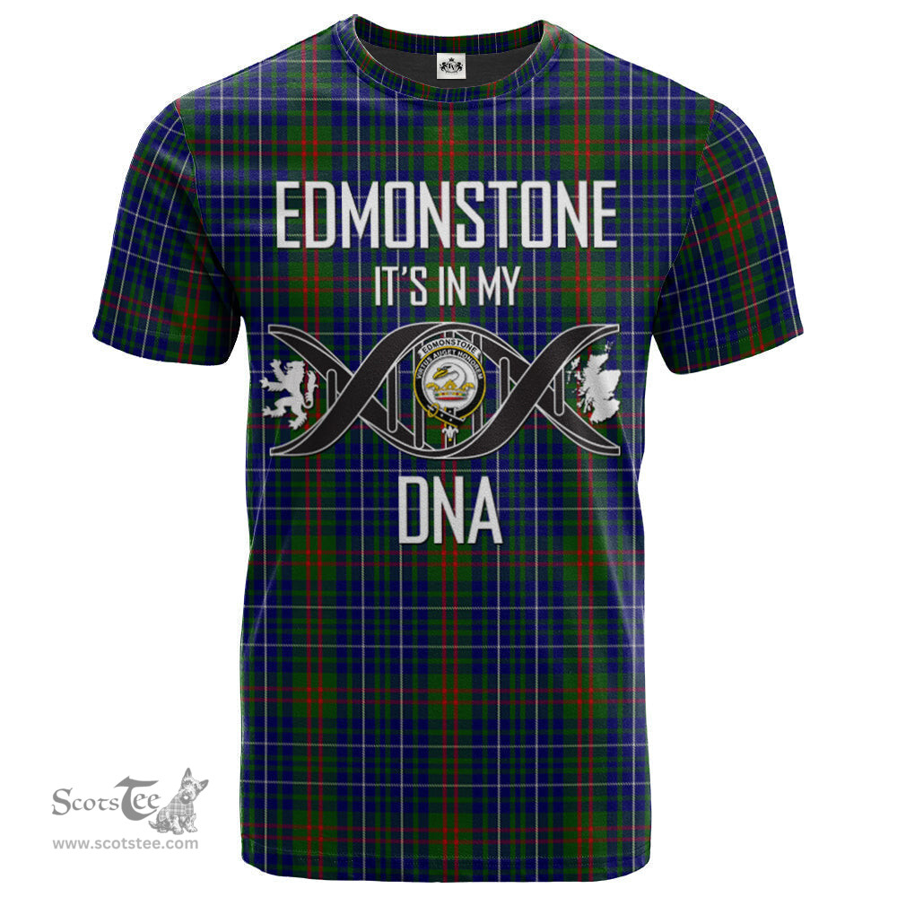 Scottish Edmonstone of Duntreath Its In My DNA Plaid Family Crest Tartan T Shirt Scottish Plaid Tartan Plaid - ScotsTee - scotstee.com
