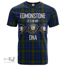 Scottish Edmonstone of Duntreath Its In My DNA Plaid Family Crest Tartan T Shirt Scottish Plaid Tartan Plaid - ScotsTee - scotstee.com