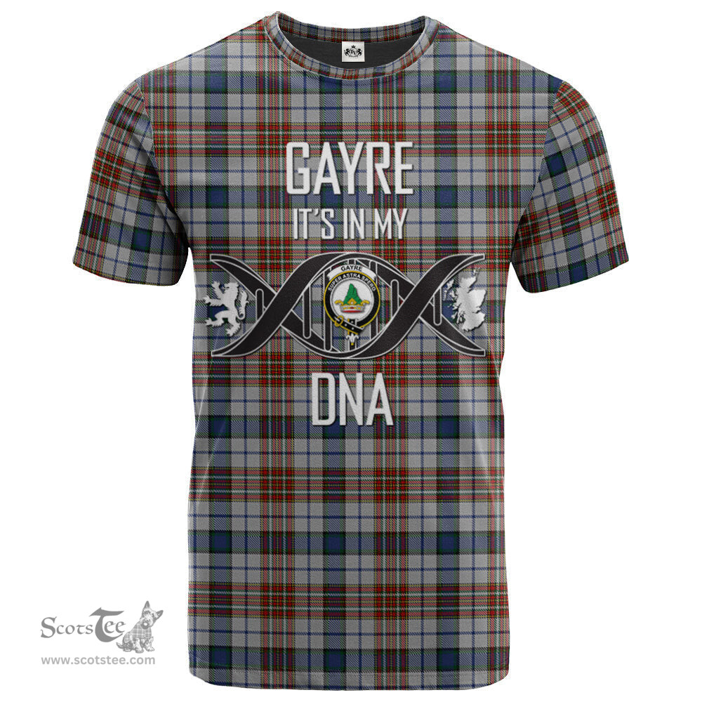 Scottish Gayre Arisaidh Its In My DNA Plaid Family Crest Tartan T Shirt Scottish Plaid Tartan Plaid - ScotsTee - scotstee.com