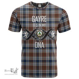 Scottish Gayre Arisaidh Its In My DNA Plaid Family Crest Tartan T Shirt Scottish Plaid Tartan Plaid - ScotsTee - scotstee.com