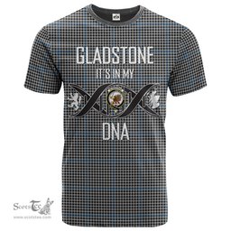 Scottish Gladstone Its In My DNA Plaid Family Crest Tartan T Shirt Scottish Plaid Tartan Plaid - ScotsTee - scotstee.com