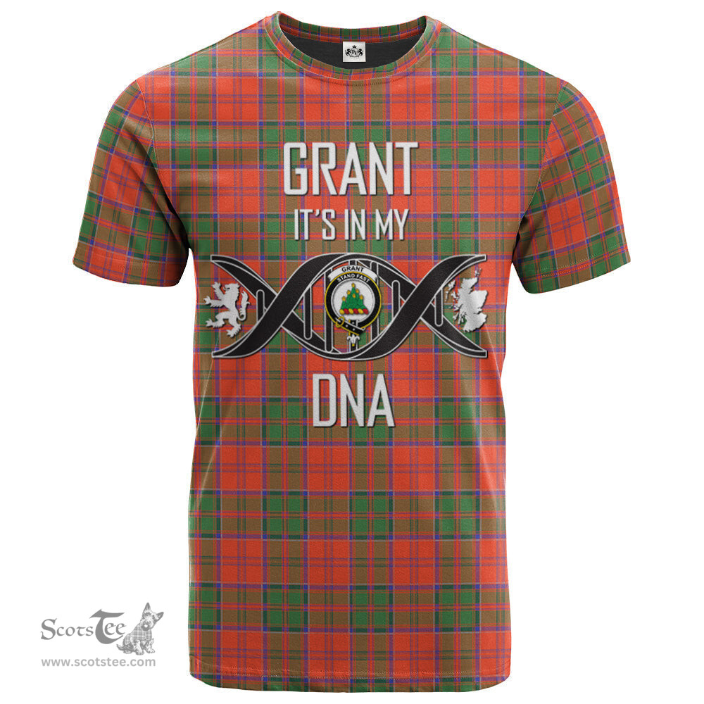 Scottish Grant Ancient Its In My DNA Plaid Family Crest Tartan T Shirt Scottish Plaid Tartan Plaid - ScotsTee - scotstee.com