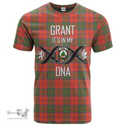 Scottish Grant Ancient Its In My DNA Plaid Family Crest Tartan T Shirt Scottish Plaid Tartan Plaid - ScotsTee - scotstee.com