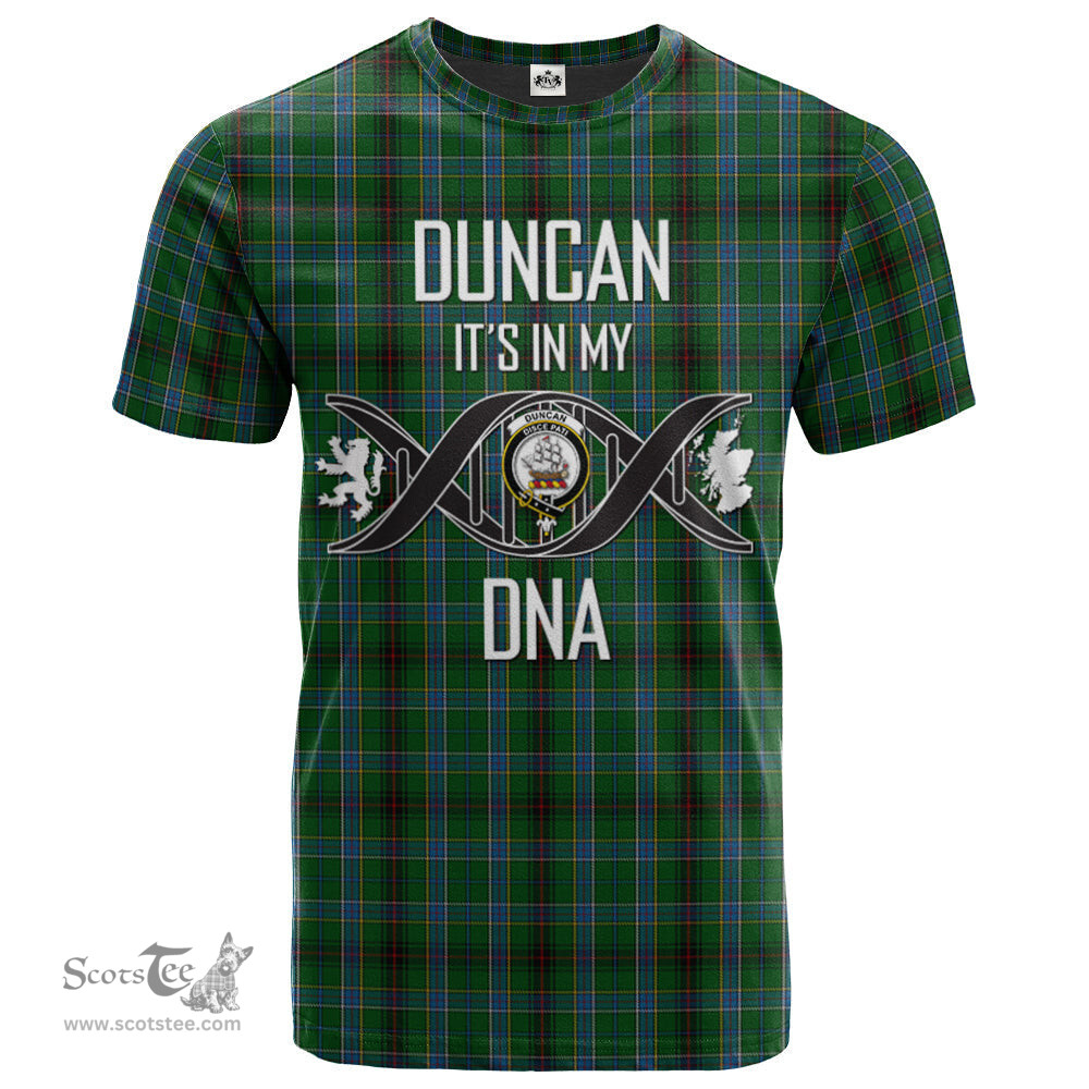 Scottish Duncan of Sketraw Its In My DNA Plaid Family Crest Tartan T Shirt Scottish Plaid Tartan Plaid - ScotsTee - scotstee.com