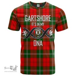 Scottish Gartshore Its In My DNA Plaid Family Crest Tartan T Shirt Scottish Plaid Tartan Plaid - ScotsTee - scotstee.com