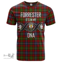 Scottish Forrester or Foster Its In My DNA Plaid Family Crest Tartan T Shirt Scottish Plaid Tartan Plaid - ScotsTee - scotstee.com