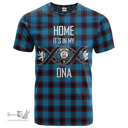 Scottish Home Ancient Its In My DNA Plaid Family Crest Tartan T Shirt Scottish Plaid Tartan Plaid - ScotsTee - scotstee.com