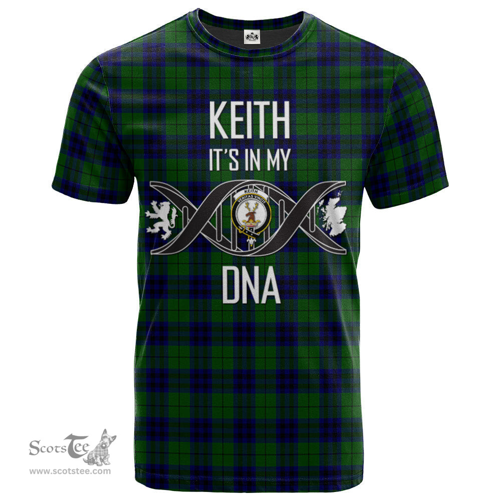 Scottish Keith Modern Its In My DNA Plaid Family Crest Tartan T Shirt Scottish Plaid Tartan Plaid - ScotsTee - scotstee.com