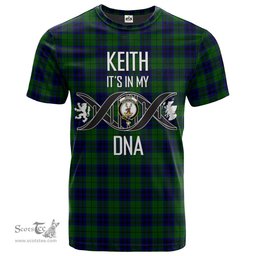 Scottish Keith Modern Its In My DNA Plaid Family Crest Tartan T Shirt Scottish Plaid Tartan Plaid - ScotsTee - scotstee.com