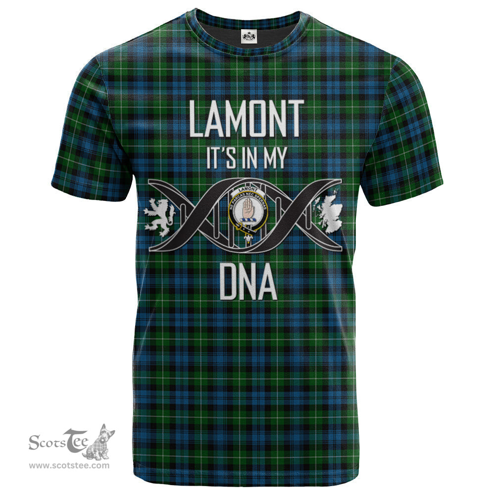 Scottish Lamont Its In My DNA Plaid Family Crest Tartan T Shirt Scottish Plaid Tartan Plaid - ScotsTee - scotstee.com