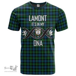 Scottish Lamont Its In My DNA Plaid Family Crest Tartan T Shirt Scottish Plaid Tartan Plaid - ScotsTee - scotstee.com