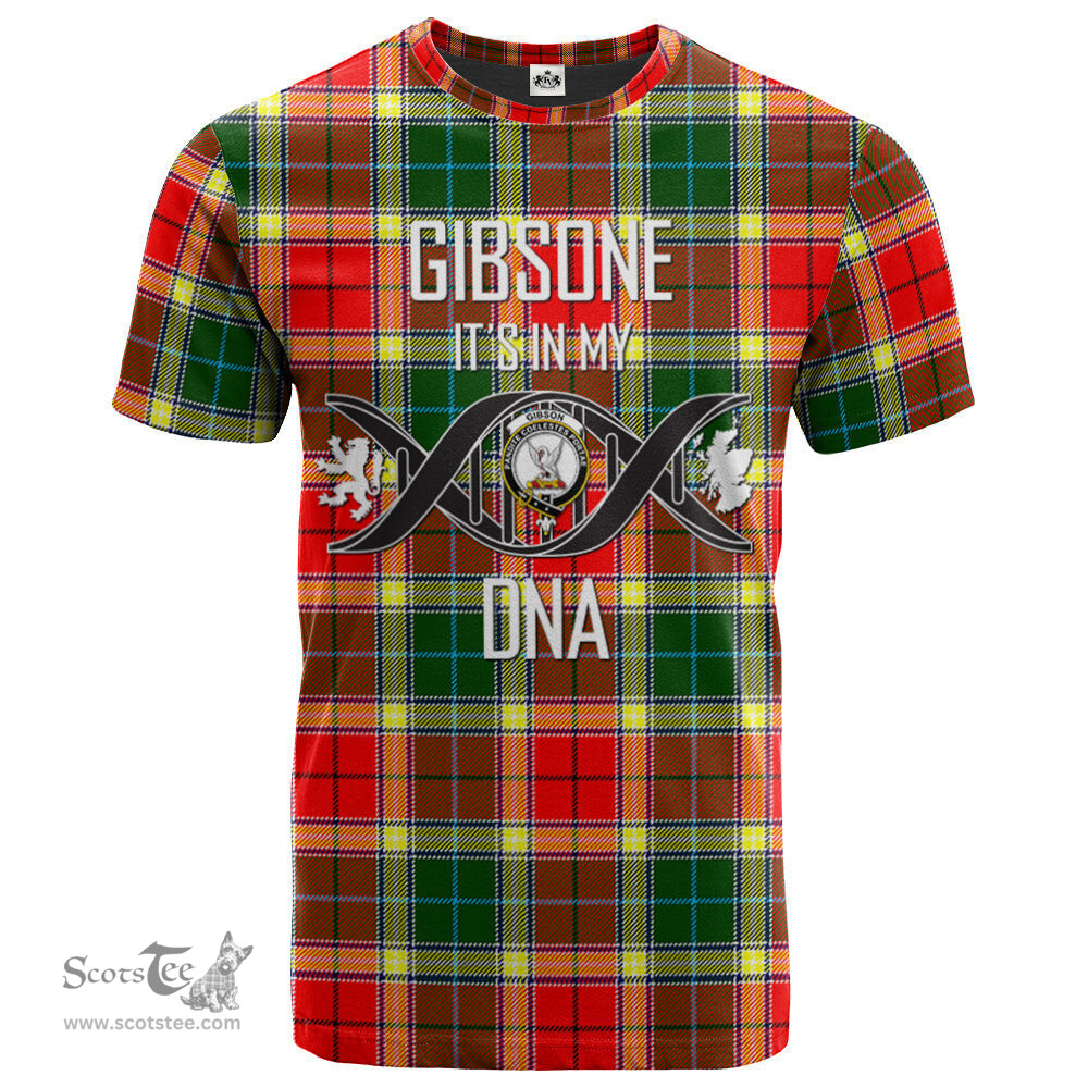 Scottish Gibsone (Gibson - Gibbs) 03 Its In My DNA Plaid Family Crest Tartan T Shirt Scottish Plaid Tartan Plaid - ScotsTee - scotstee.com