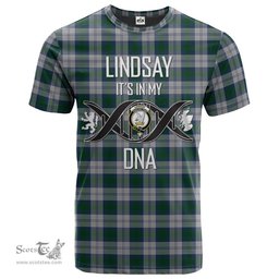 Scottish Lindsay Dress Its In My DNA Plaid Family Crest Tartan T Shirt Scottish Plaid Tartan Plaid - ScotsTee - scotstee.com