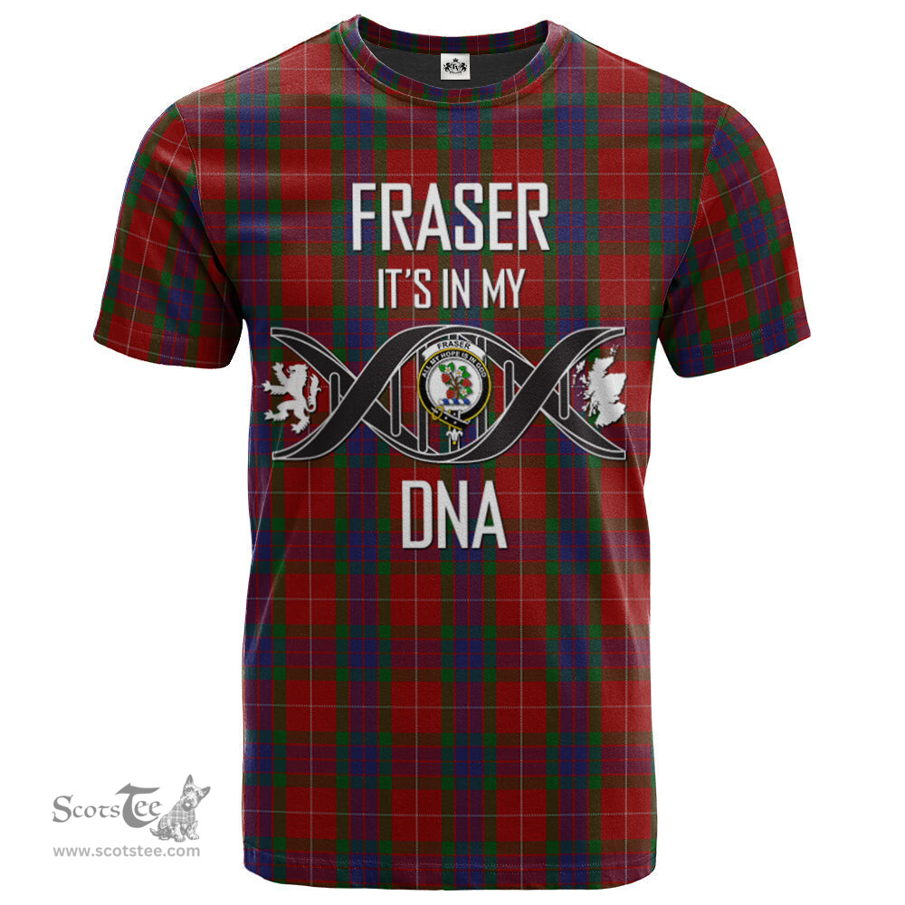 Scottish Fraser 01 Its In My DNA Plaid Family Crest Tartan T Shirt Scottish Plaid Tartan Plaid - ScotsTee - scotstee.com