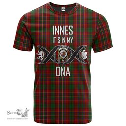 Scottish Innes Its In My DNA Plaid Family Crest Tartan T Shirt Scottish Plaid Tartan Plaid - ScotsTee - scotstee.com