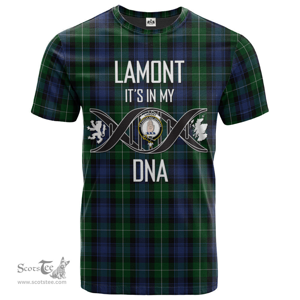 Scottish Lamont 2 Its In My DNA Plaid Family Crest Tartan T Shirt Scottish Plaid Tartan Plaid - ScotsTee - scotstee.com