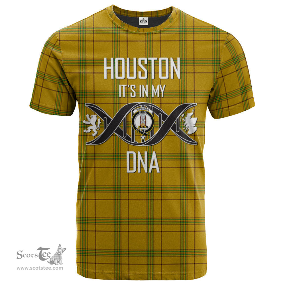 Scottish Houston Its In My DNA Plaid Family Crest Tartan T Shirt Scottish Plaid Tartan Plaid - ScotsTee - scotstee.com