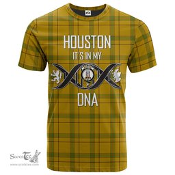Scottish Houston Its In My DNA Plaid Family Crest Tartan T Shirt Scottish Plaid Tartan Plaid - ScotsTee - scotstee.com