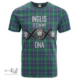 Scottish Inglis Ancient Its In My DNA Plaid Family Crest Tartan T Shirt Scottish Plaid Tartan Plaid - ScotsTee - scotstee.com