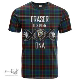 Scottish Fraser Hunting Ancient Its In My DNA Plaid Family Crest Tartan T Shirt Scottish Plaid Tartan Plaid - ScotsTee - scotstee.com