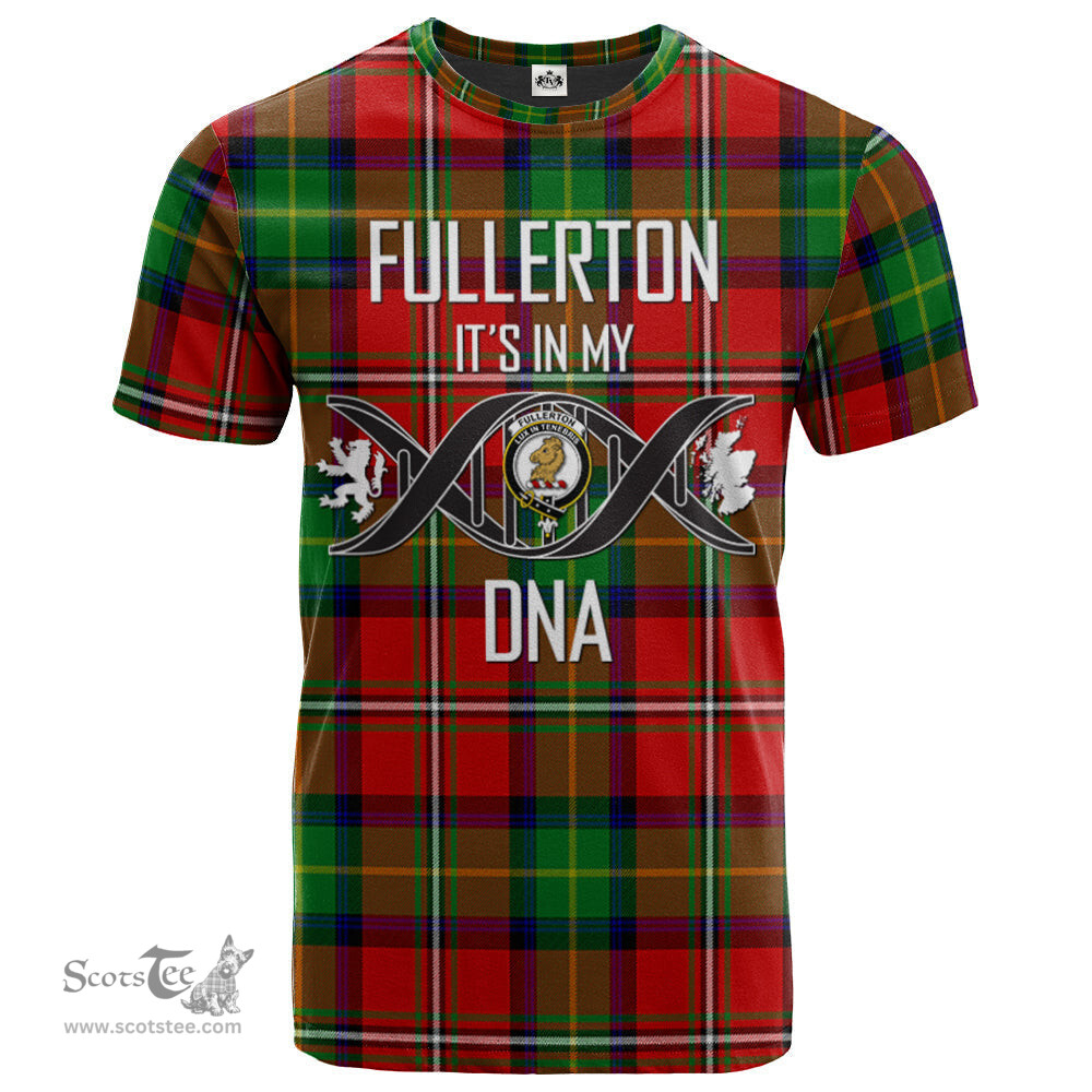 Scottish Fullerton Its In My DNA Plaid Family Crest Tartan T Shirt Scottish Plaid Tartan Plaid - ScotsTee - scotstee.com
