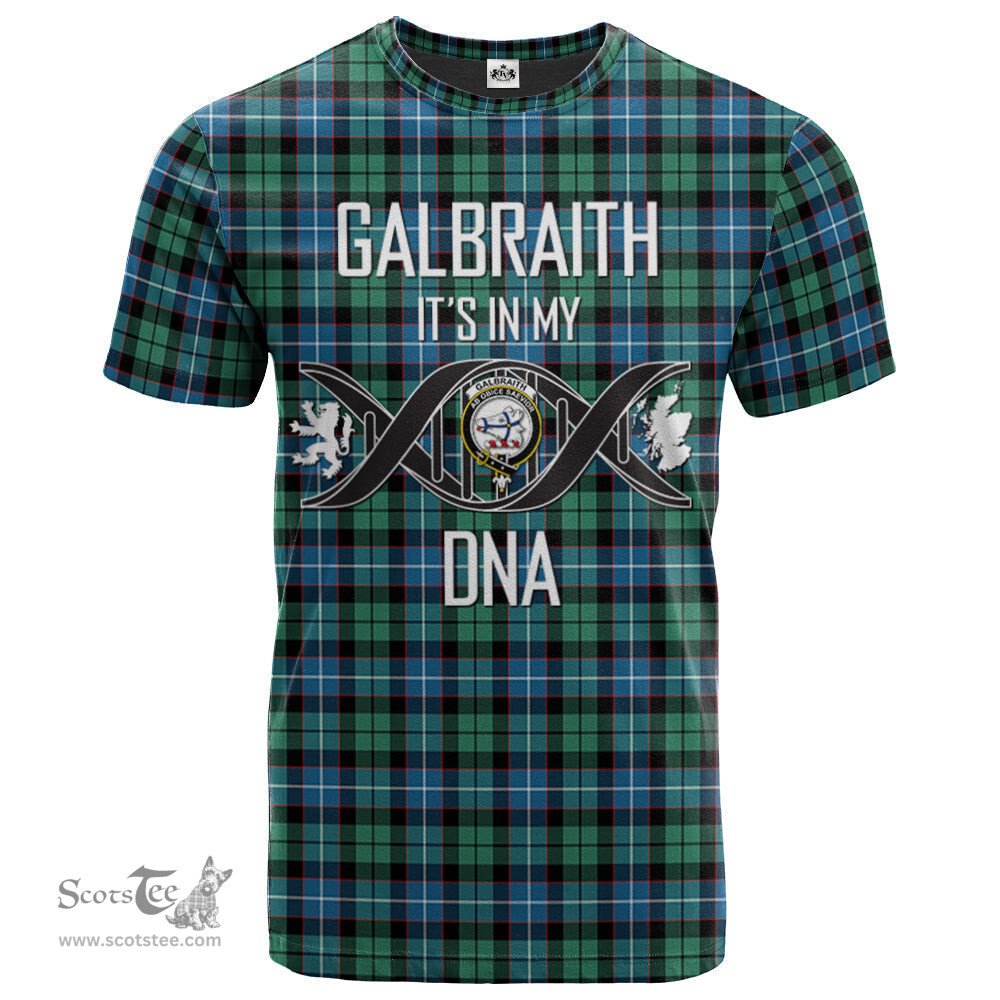 Scottish Galbraith Ancient Its In My DNA Plaid Family Crest Tartan T Shirt Scottish Plaid Tartan Plaid - ScotsTee - scotstee.com