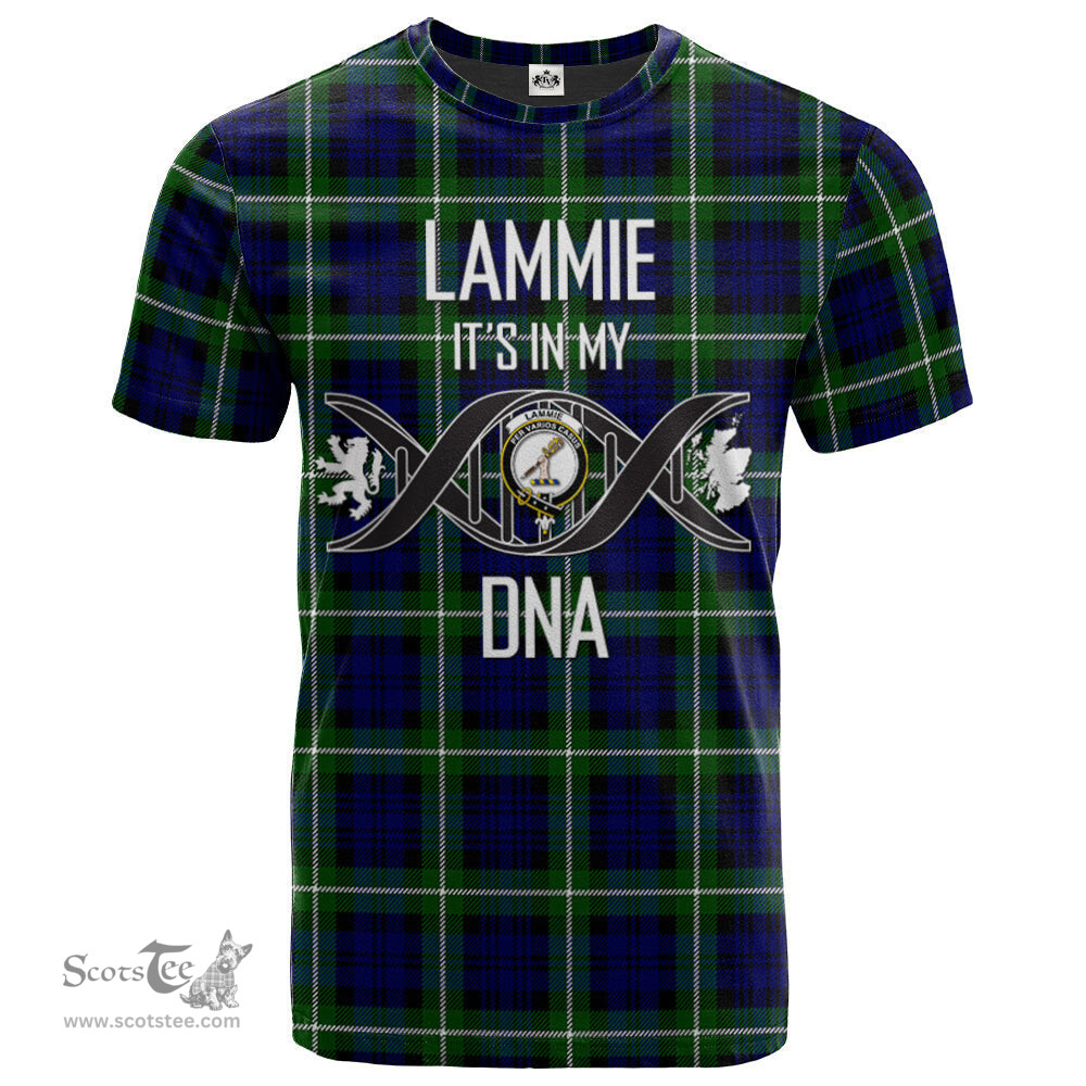 Scottish Lammie Its In My DNA Plaid Family Crest Tartan T Shirt Scottish Plaid Tartan Plaid - ScotsTee - scotstee.com