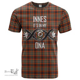 Scottish Innes Ancient Its In My DNA Plaid Family Crest Tartan T Shirt Scottish Plaid Tartan Plaid - ScotsTee - scotstee.com