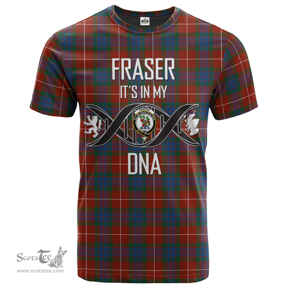 Scottish Fraser Ancient Its In My DNA Plaid Family Crest Tartan T Shirt Scottish Plaid Tartan Plaid - ScotsTee - scotstee.com