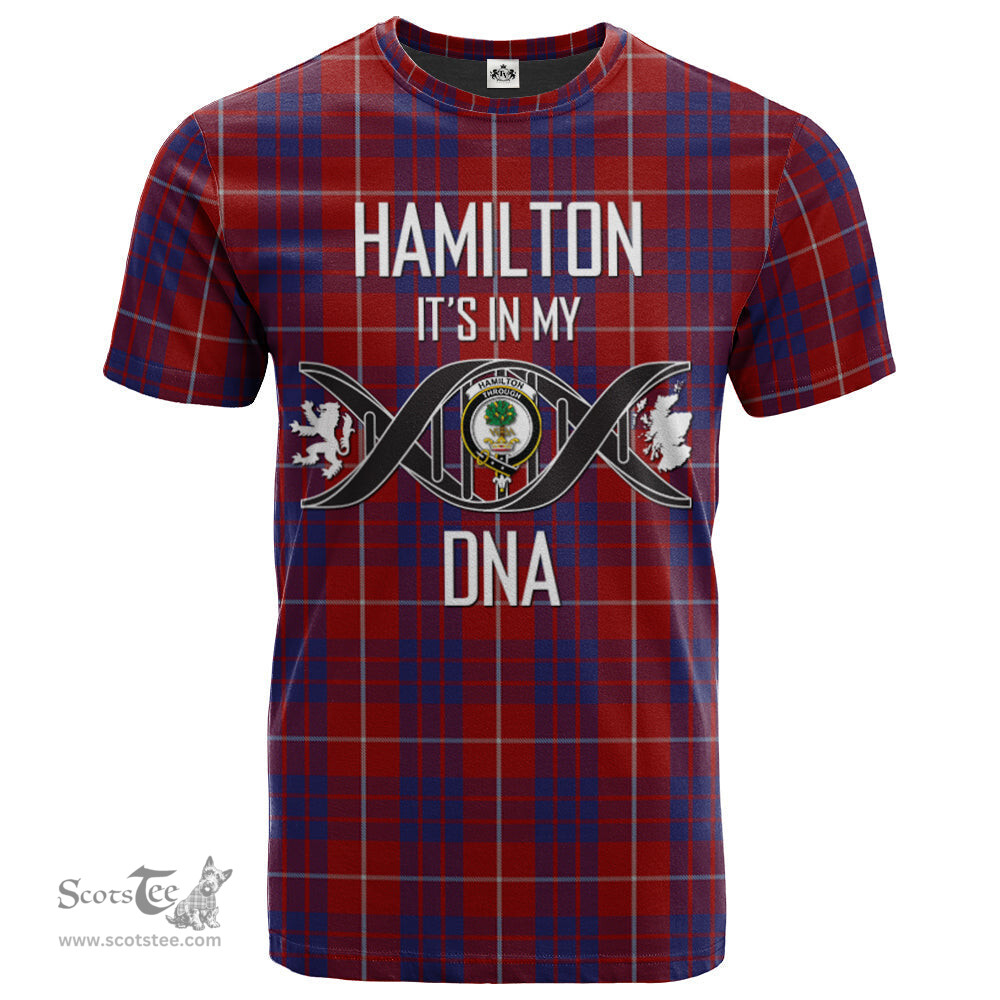 Scottish Hamilton Its In My DNA Plaid Family Crest Tartan T Shirt Scottish Plaid Tartan Plaid - ScotsTee - scotstee.com