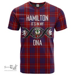 Scottish Hamilton Its In My DNA Plaid Family Crest Tartan T Shirt Scottish Plaid Tartan Plaid - ScotsTee - scotstee.com