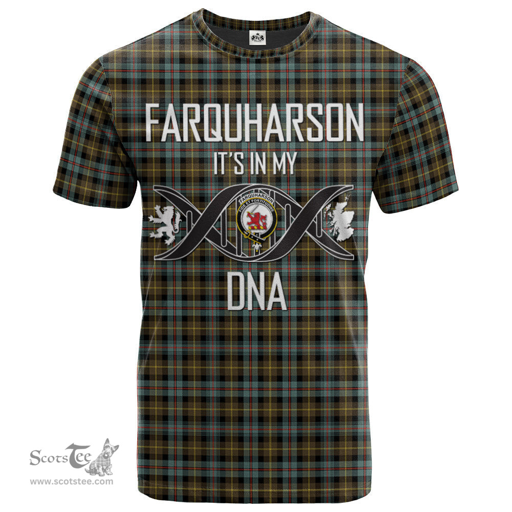 Scottish Farquharson Weathered Its In My DNA Plaid Family Crest Tartan T Shirt Scottish Plaid Tartan Plaid - ScotsTee - scotstee.com
