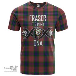 Scottish Fraser of Boblainy Hugh Its In My DNA Plaid Family Crest Tartan T Shirt Scottish Plaid Tartan Plaid - ScotsTee - scotstee.com