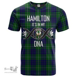 Scottish Hamilton Green Hunting Its In My DNA Plaid Family Crest Tartan T Shirt Scottish Plaid Tartan Plaid - ScotsTee - scotstee.com