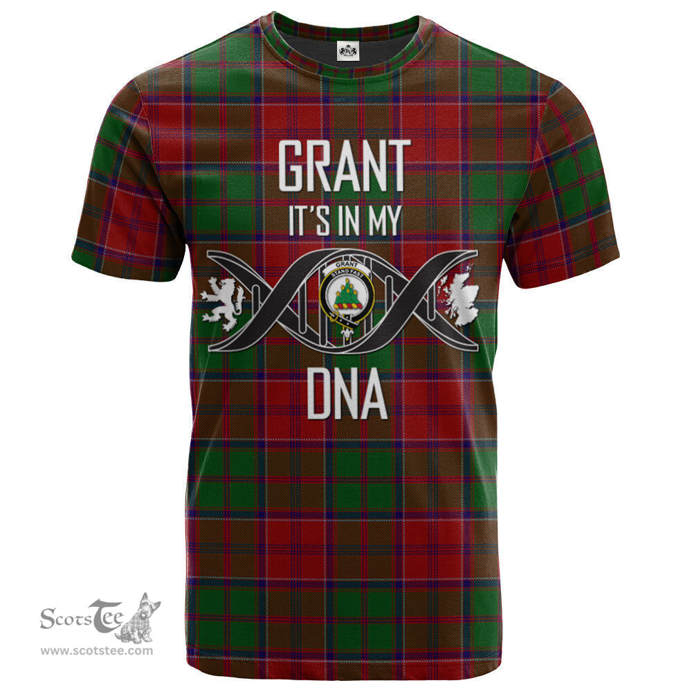 Scottish Grant Its In My DNA Plaid Family Crest Tartan T Shirt Scottish Plaid Tartan Plaid - ScotsTee - scotstee.com