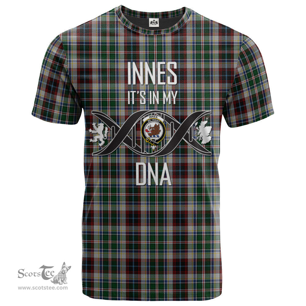 Scottish Innes Dress Its In My DNA Plaid Family Crest Tartan T Shirt Scottish Plaid Tartan Plaid - ScotsTee - scotstee.com