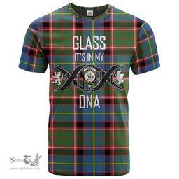 Scottish Glass Its In My DNA Plaid Family Crest Tartan T Shirt Scottish Plaid Tartan Plaid - ScotsTee - scotstee.com