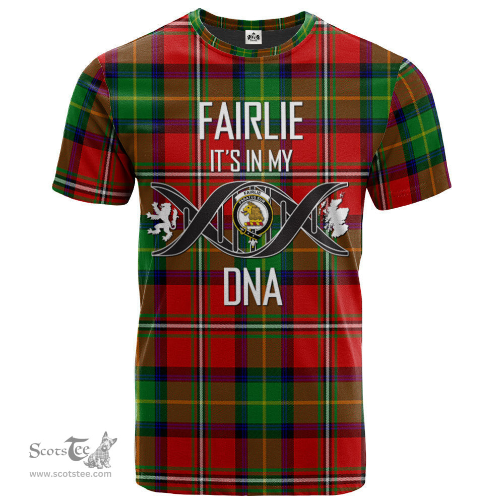 Scottish Fairlie Modern Its In My DNA Plaid Family Crest Tartan T Shirt Scottish Plaid Tartan Plaid - ScotsTee - scotstee.com